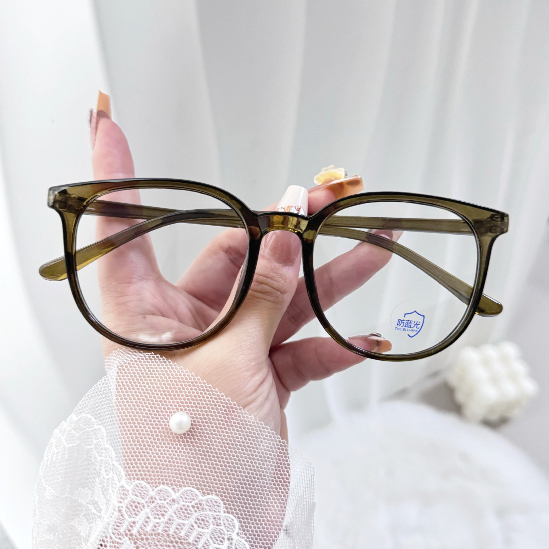 Gaming Glasses Blue - Retro Ultra-light Computer Glasses Anti-blue Light