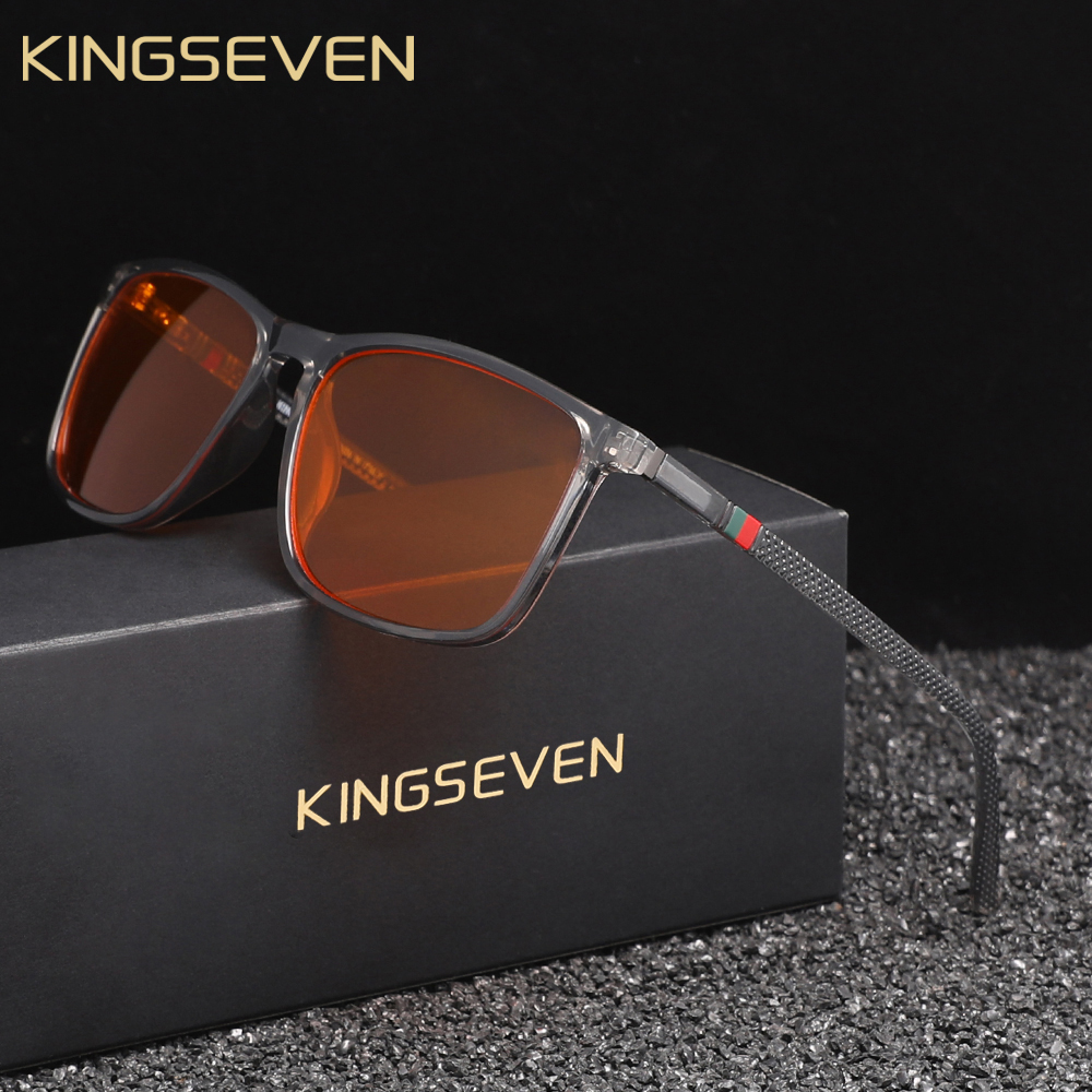 Gaming Glasses Blue - KINGSEVEN Blue Light Filter Transparent Glasses