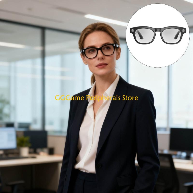 Gaming Glasses Blue - U55B Small Glasses Wireless Connection 1080P