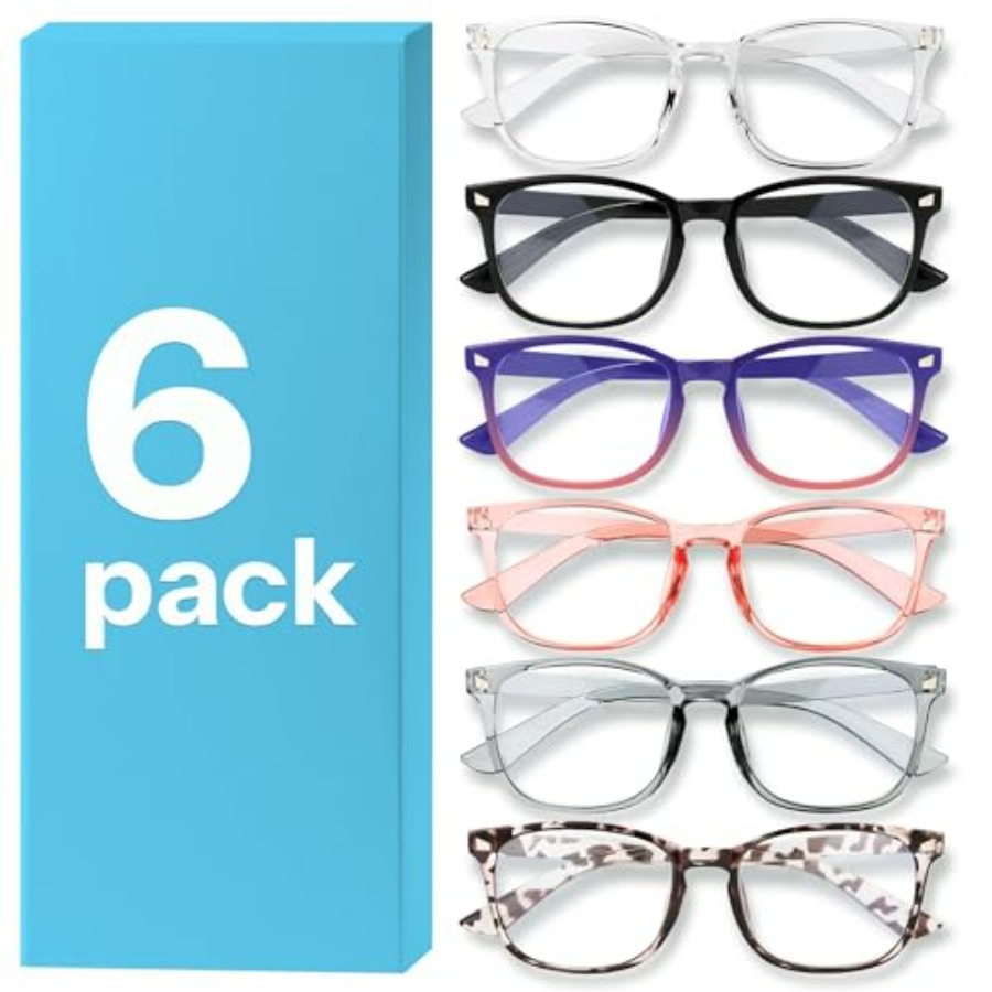 Gaming Glasses Blue - MIGSIR 6 Pack Blue Light Blocking