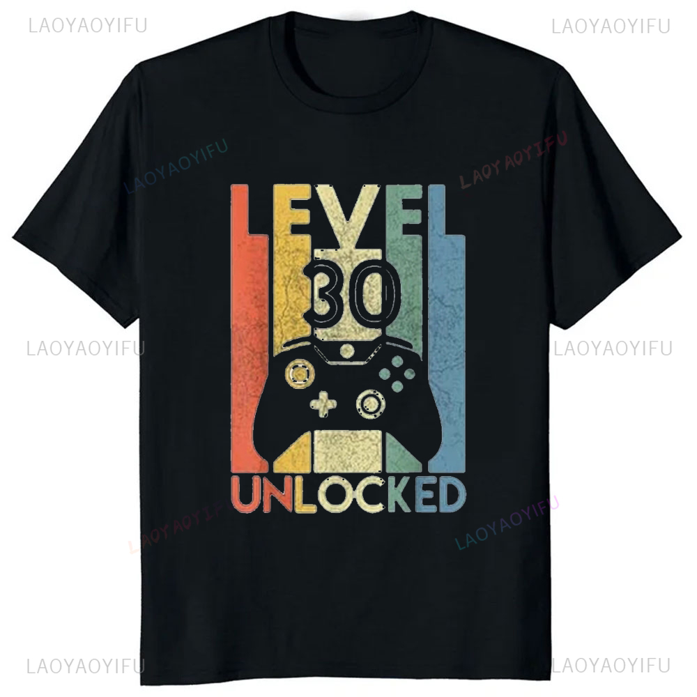 Esports Gaming Shirts - Funny Video Gamer Graphic Level 30