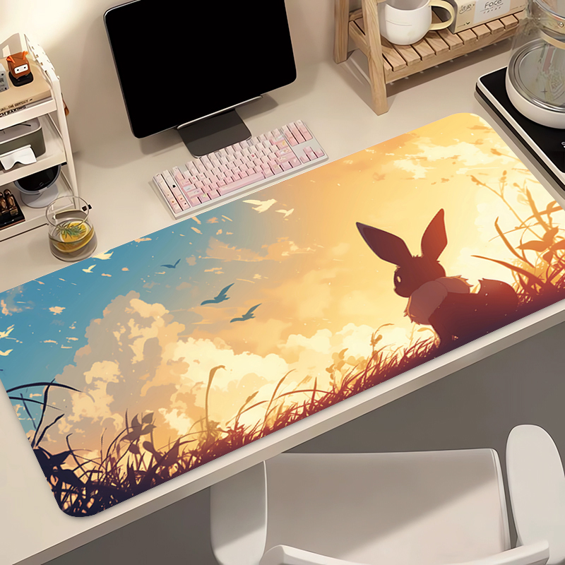 Anime Mouse Pad Pokemon Eevee  - đánh giá và giá Keyboard Tenkeyless