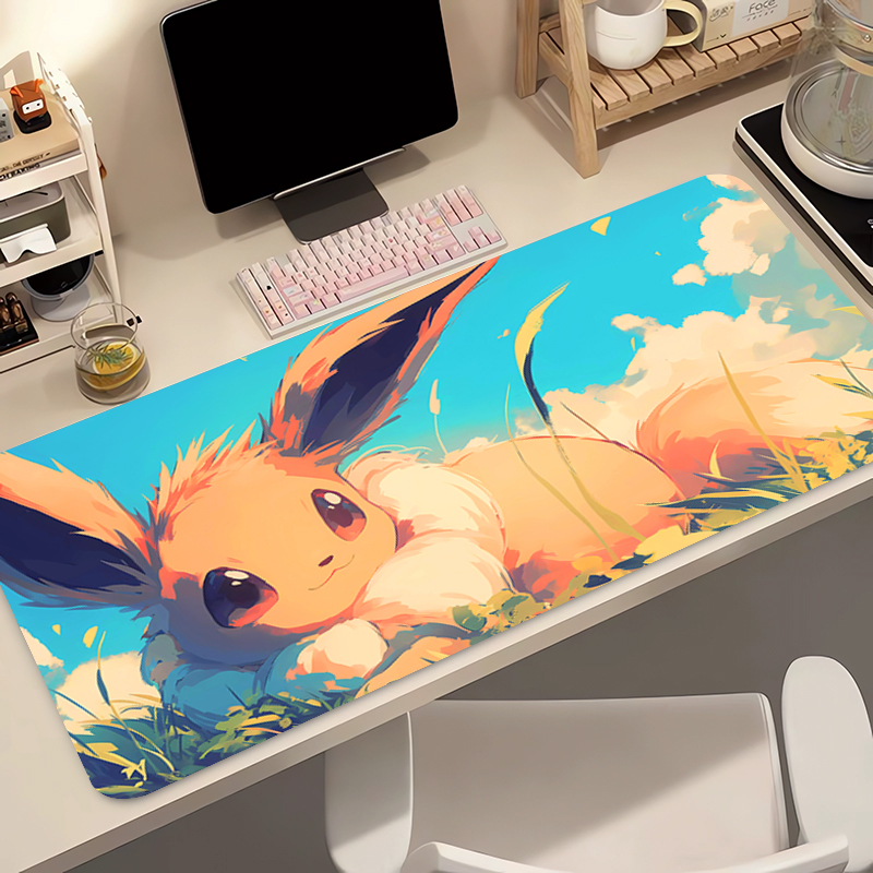 Anime Mouse Pad Pokemon Eevee  - đánh giá và giá Keyboard Tenkeyless