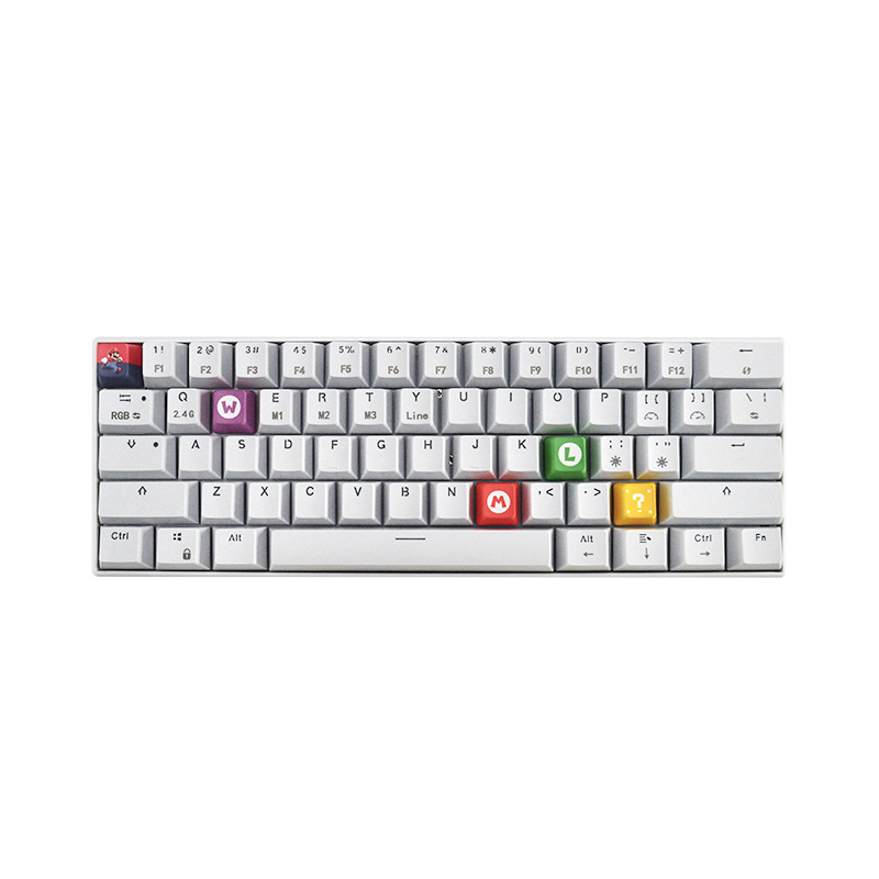 5pcs/lot Super Mary Keycaps An - đánh giá và giá Keyboard Tenkeyless