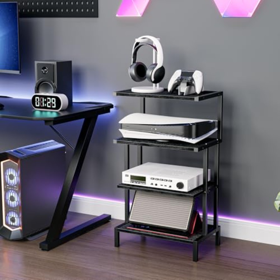 Media Stand Gaming Shelf 4 Tie - đánh giá và giá Video Gaming & Esports Usd Acc