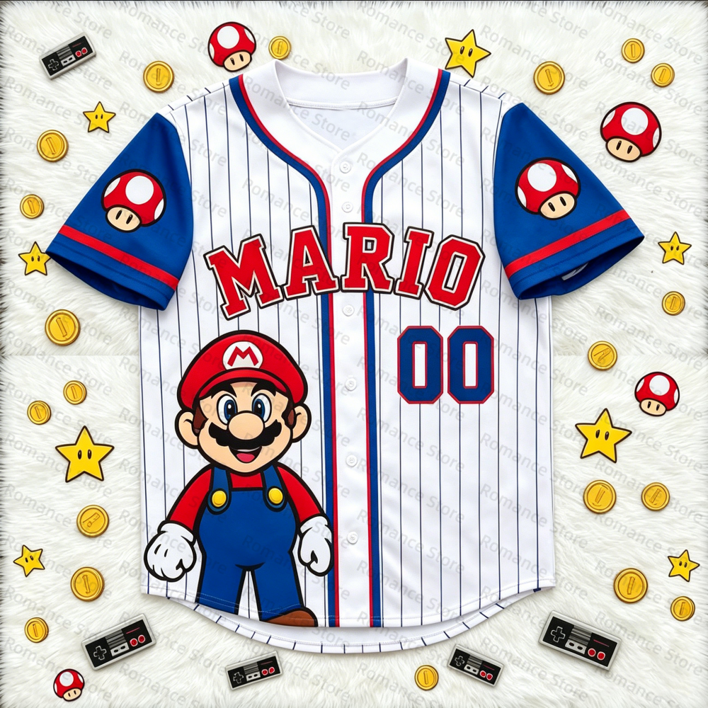 Super Mario Baseball Tops for  - đánh giá và giá Esports Gaming Shirts