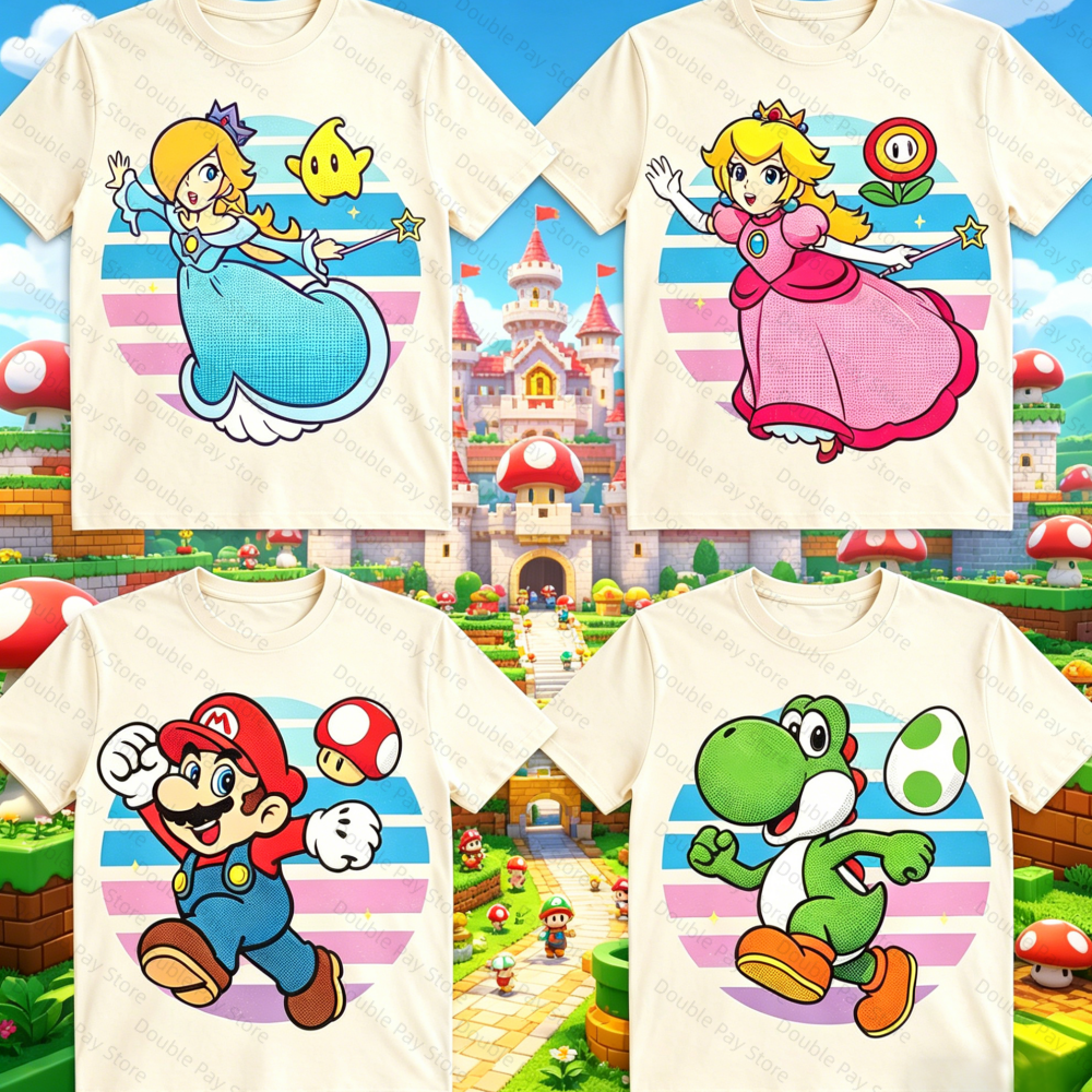 Kids Classic Super Mario T Shi - đánh giá và giá Esports Gaming Shirts