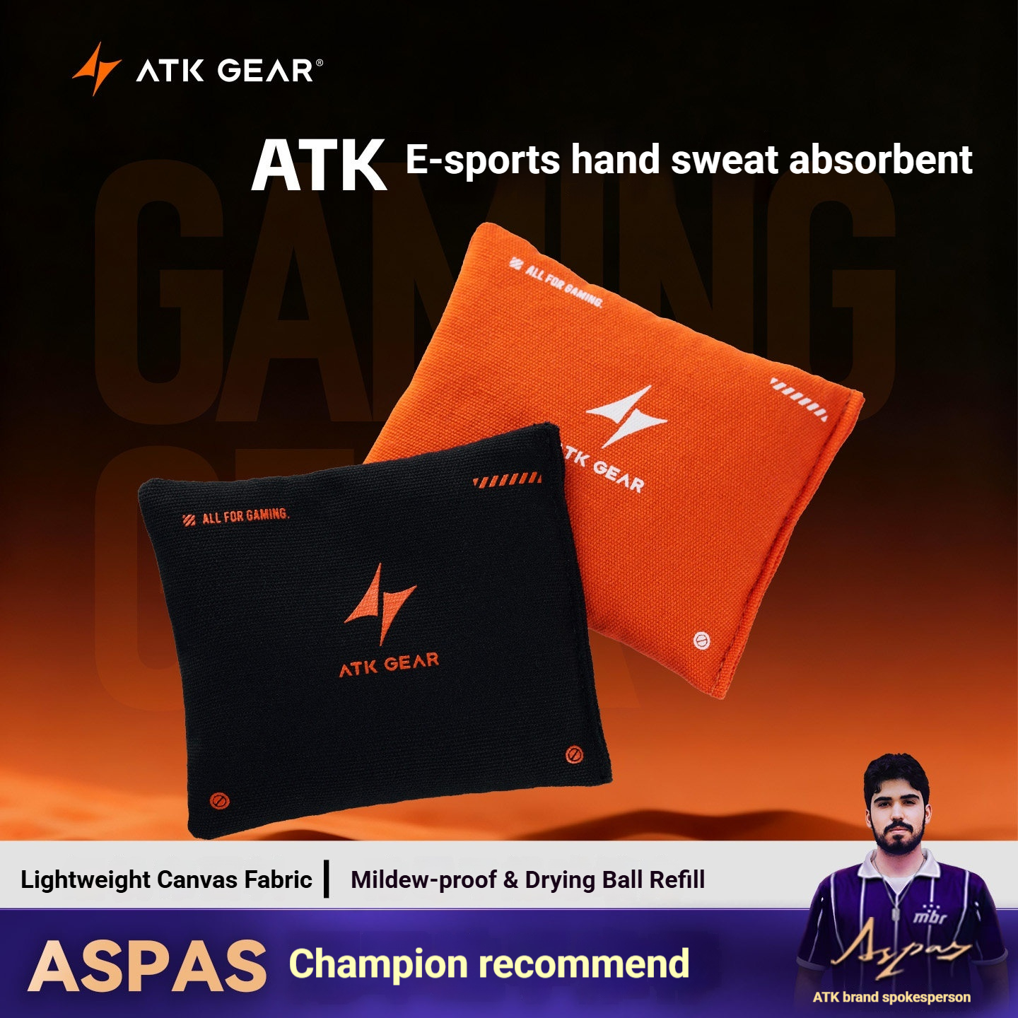 ATK GEAR Gaming Hand Sweat Pou - đánh giá và giá Esports Gaming Gear