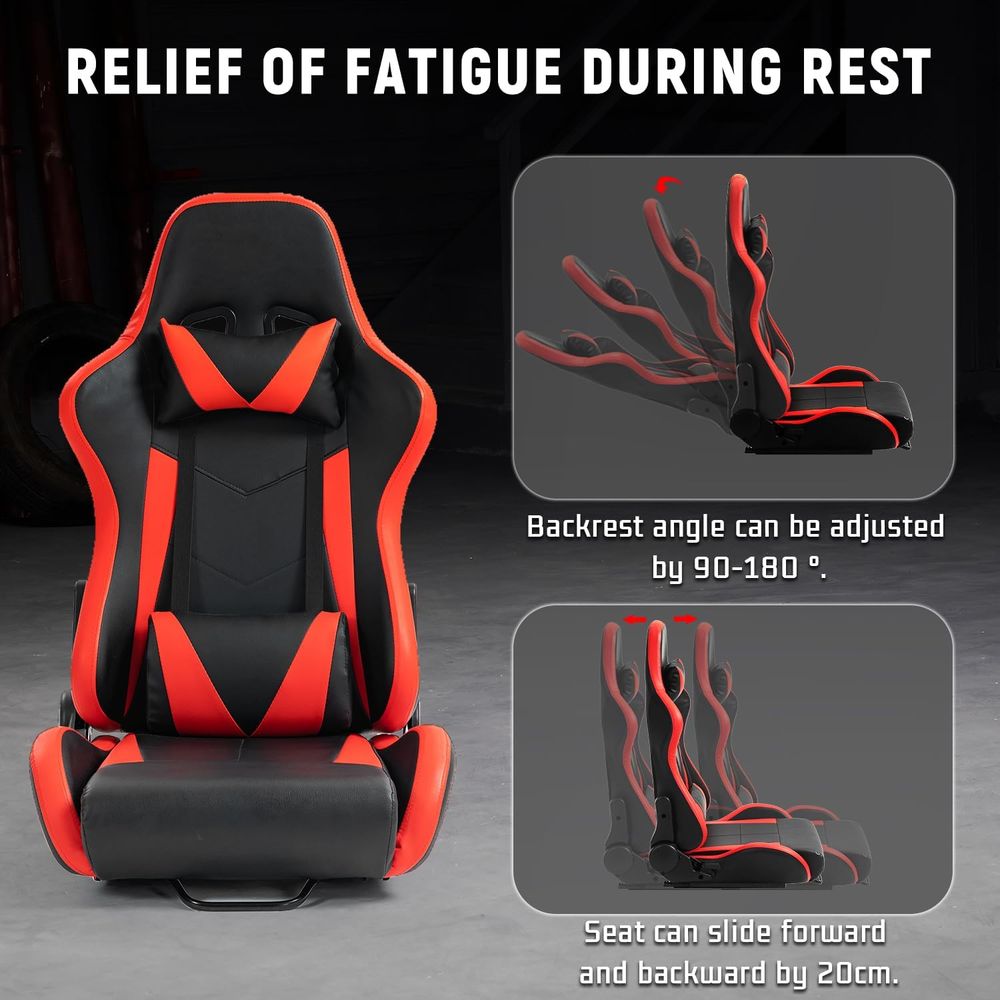 Adjustable Slide Racing Bucket - đánh giá và giá Video Gaming & Esports Usd Acc