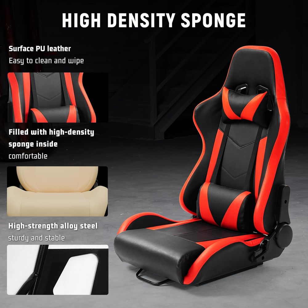 Adjustable Slide Racing Bucket - đánh giá và giá Video Gaming & Esports Usd Acc